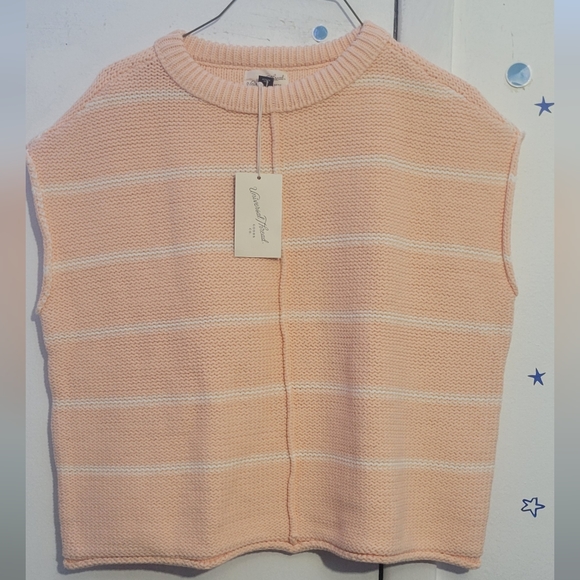 Universal Thread Sweaters - Nwt Universal Thread Short Sleeve Peach Sweater Size S